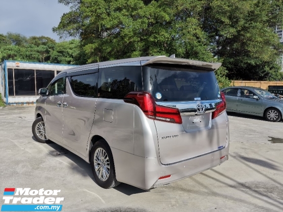 2019 TOYOTA ALPHARD 2.5 X GOLD COLOUR SUNROOF/8 SEATS/2 POWER DOOR